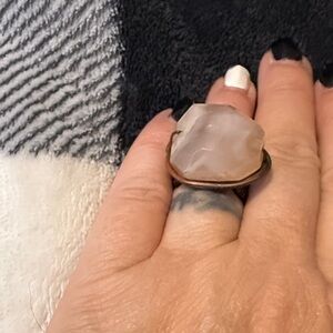 ZAD Pink Stone Ring